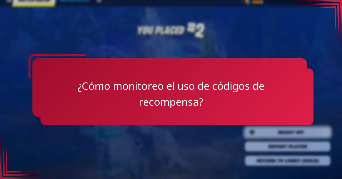 ¿Cómo puedo rastrear códigos de recompensa de manera efectiva?