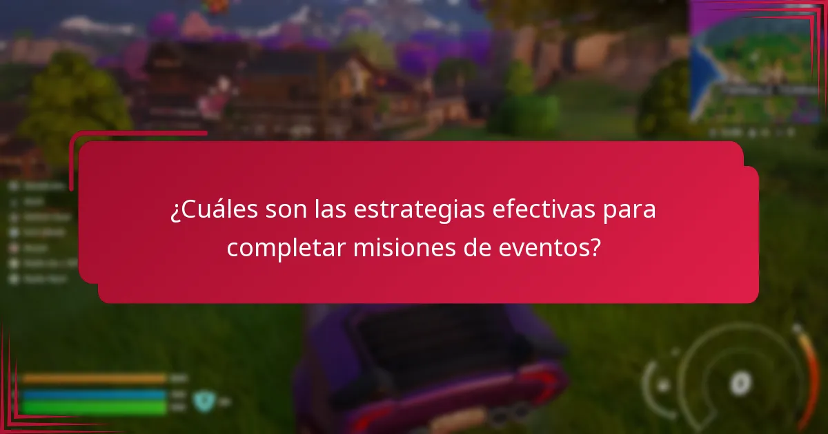 ¿Qué herramientas y recursos ayudan a completar misiones de eventos?