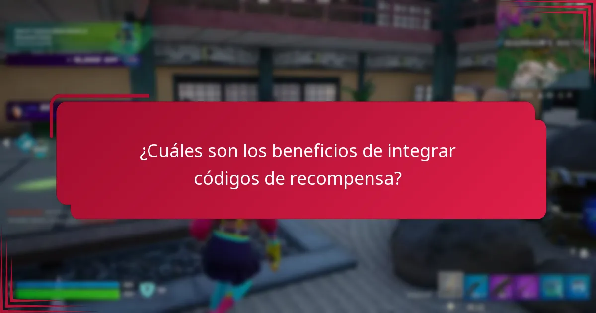 ¿Cómo configuro la integración de códigos de recompensa?