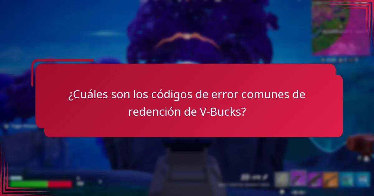 ¿En qué plataformas ocurren errores de redención de V-Bucks?